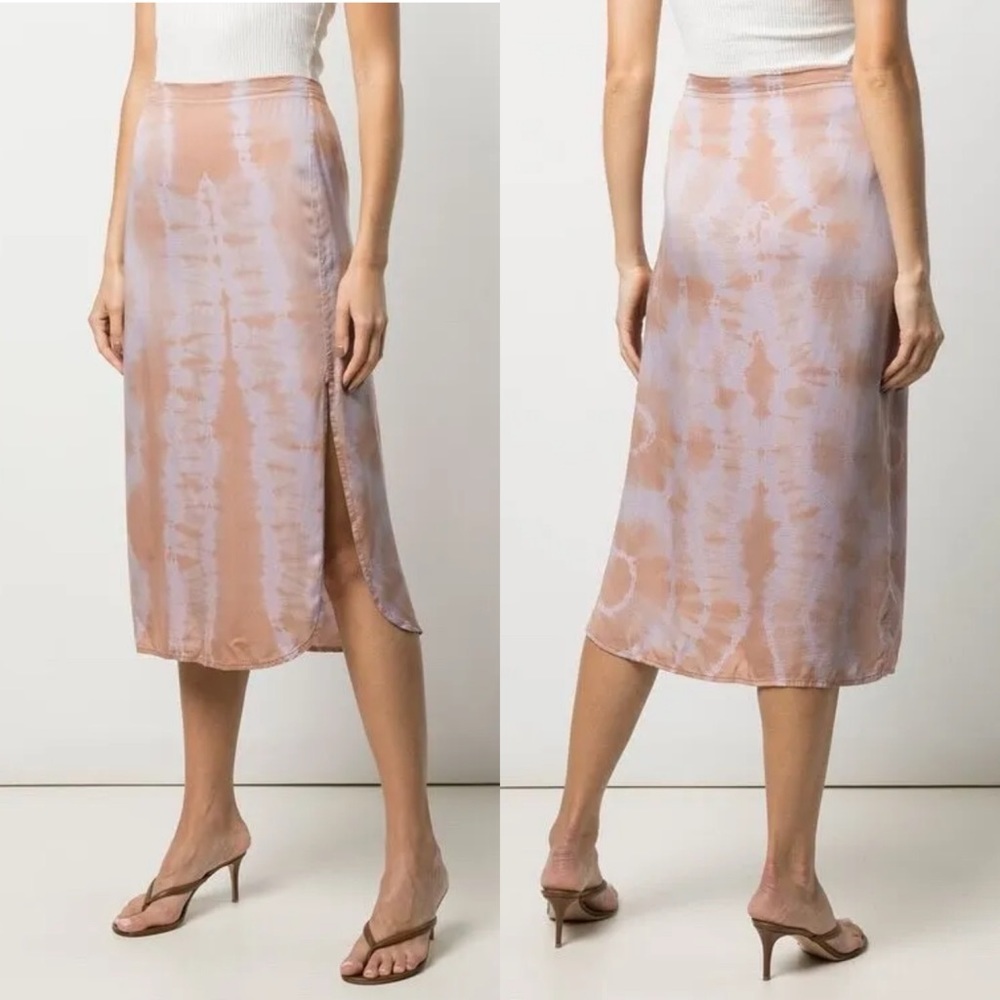 JOHN ELLIOT TIE-DYE SLIP SKIRT
